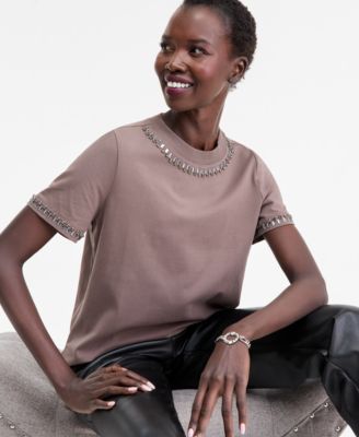 Women's Embellished T-Shirt