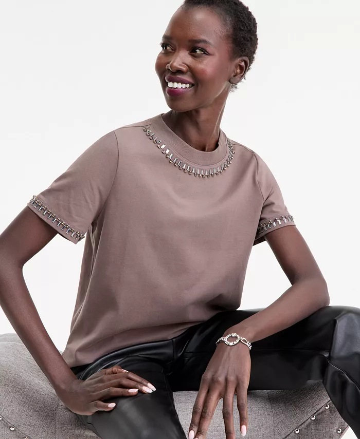 Women's Embellished T-Shirt