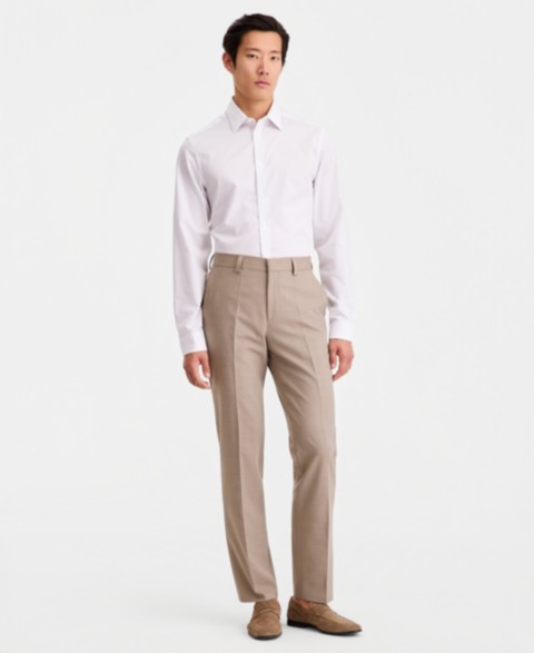 Мужские HUGO by Hugo Boss Men's Modern-Fit Suit Trousers