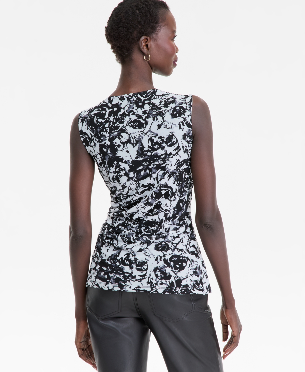 I.n.c. International Concepts Women's Printed Sleeveless Tank Top, Macy's Exclusive