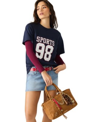 Violett Small Zipper Satchel Bag