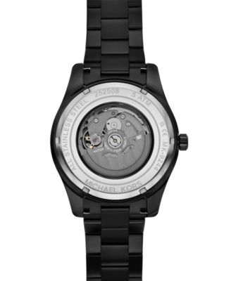 Men's Lexington Automatic Black IP Stainless Steel Watch, 45mm