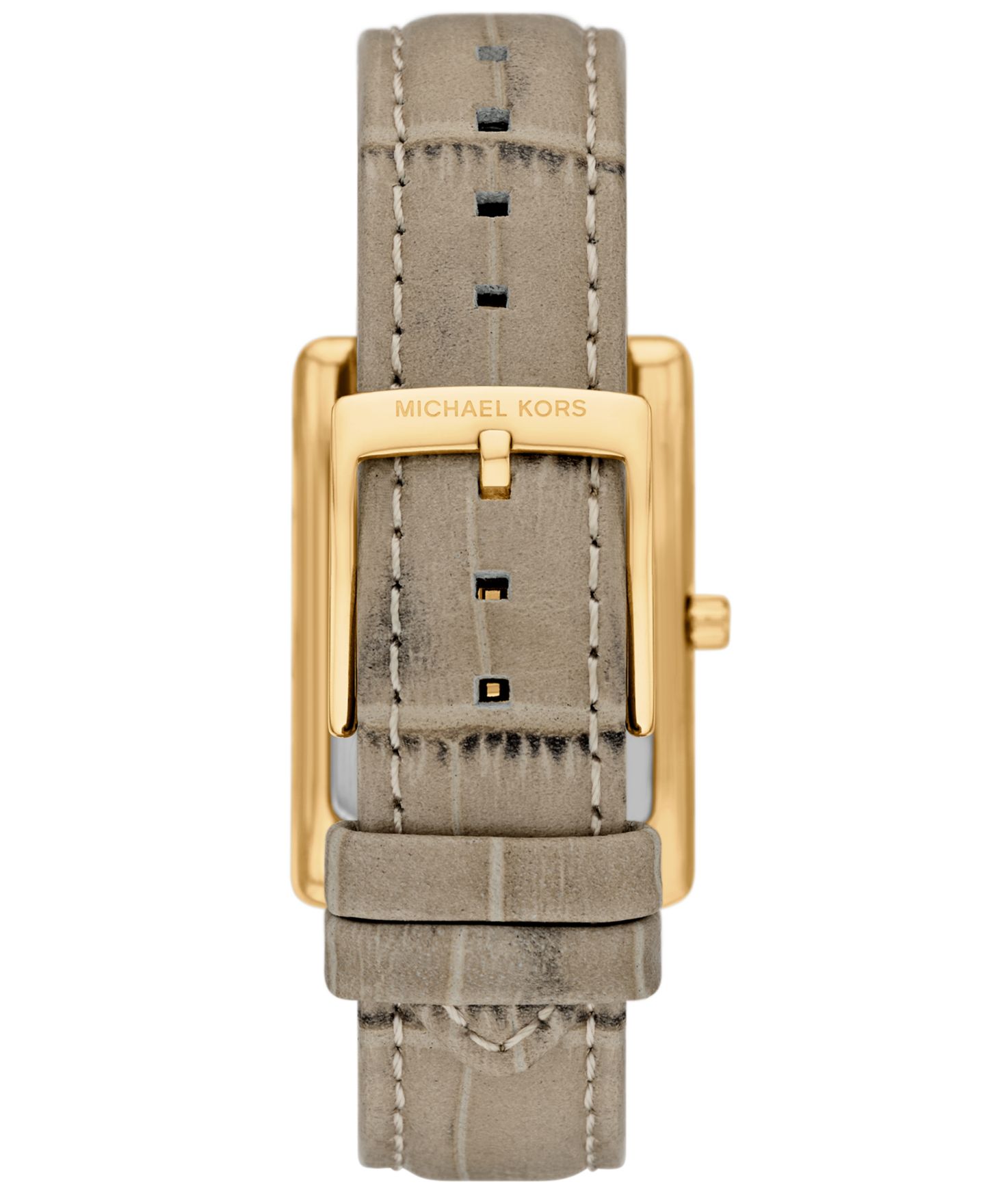 Женские часы Michael Kors Essex Three-Hand Nude Leather Watch, 26x36mm — фото 2
