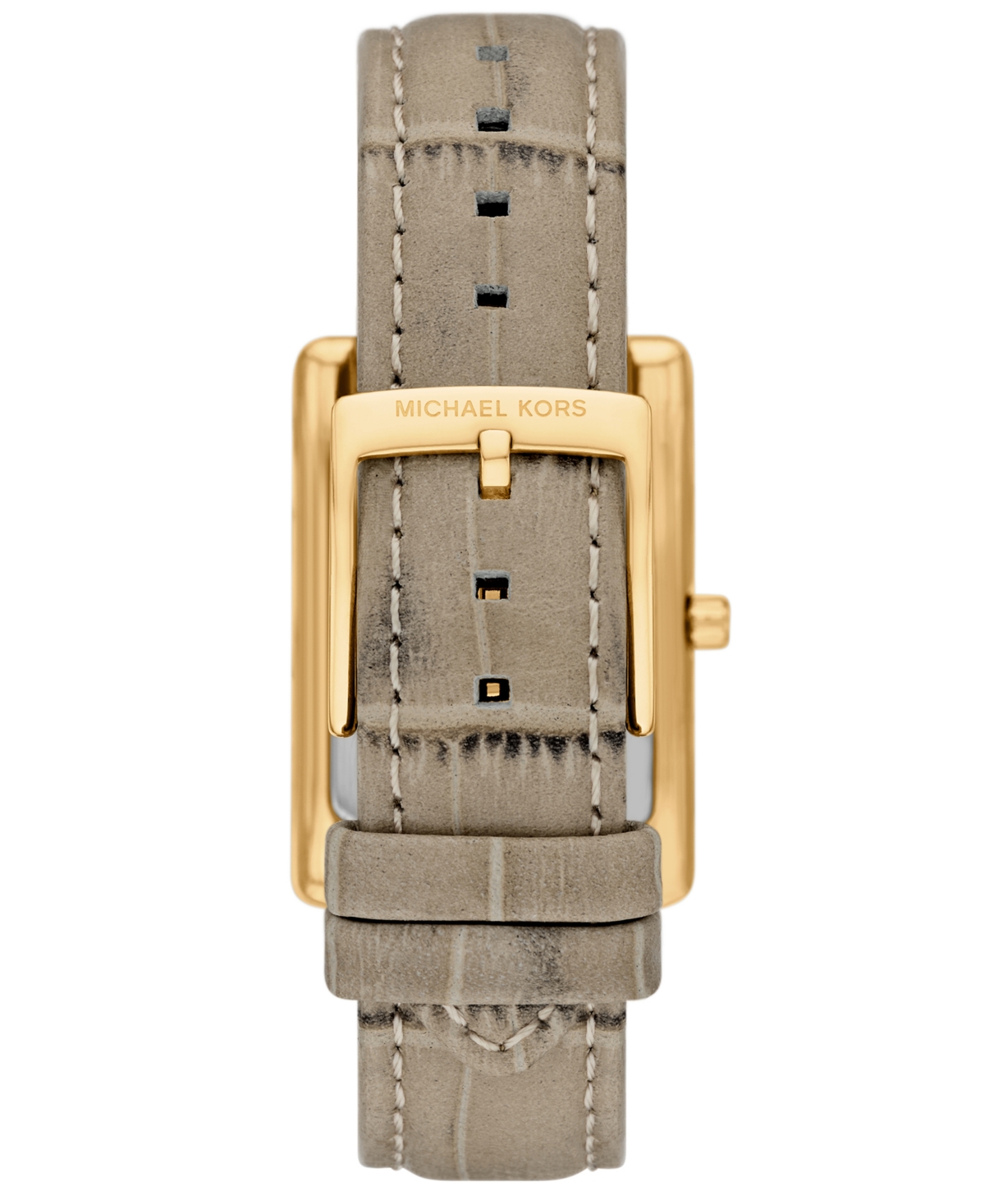 Michael Kors Women's Essex Three-hand Nude Leather Watch, 26x36mm In Brown