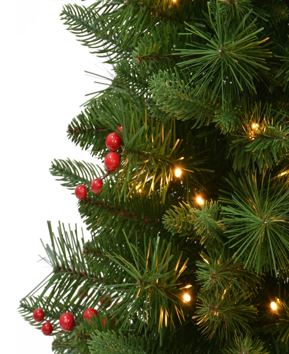 Puleo International Puleo 3.5' Artificial Pre-lit Potted Oregon Fir Tree In Green