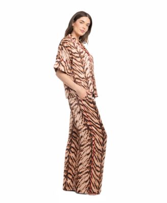 Women's 2-Piece Printed Pajama Set