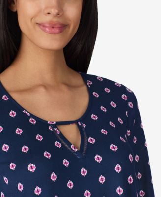 Women's 2-Piece 3/4-Sleeve Top and Pants Pajama Set