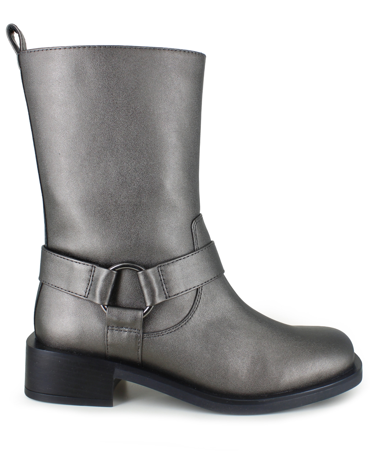 Kenneth Cole Reaction Women's Diona Moto Boots In Silver