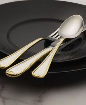 Cameo Gold 65 Pc. Flatware Set, Service for 12