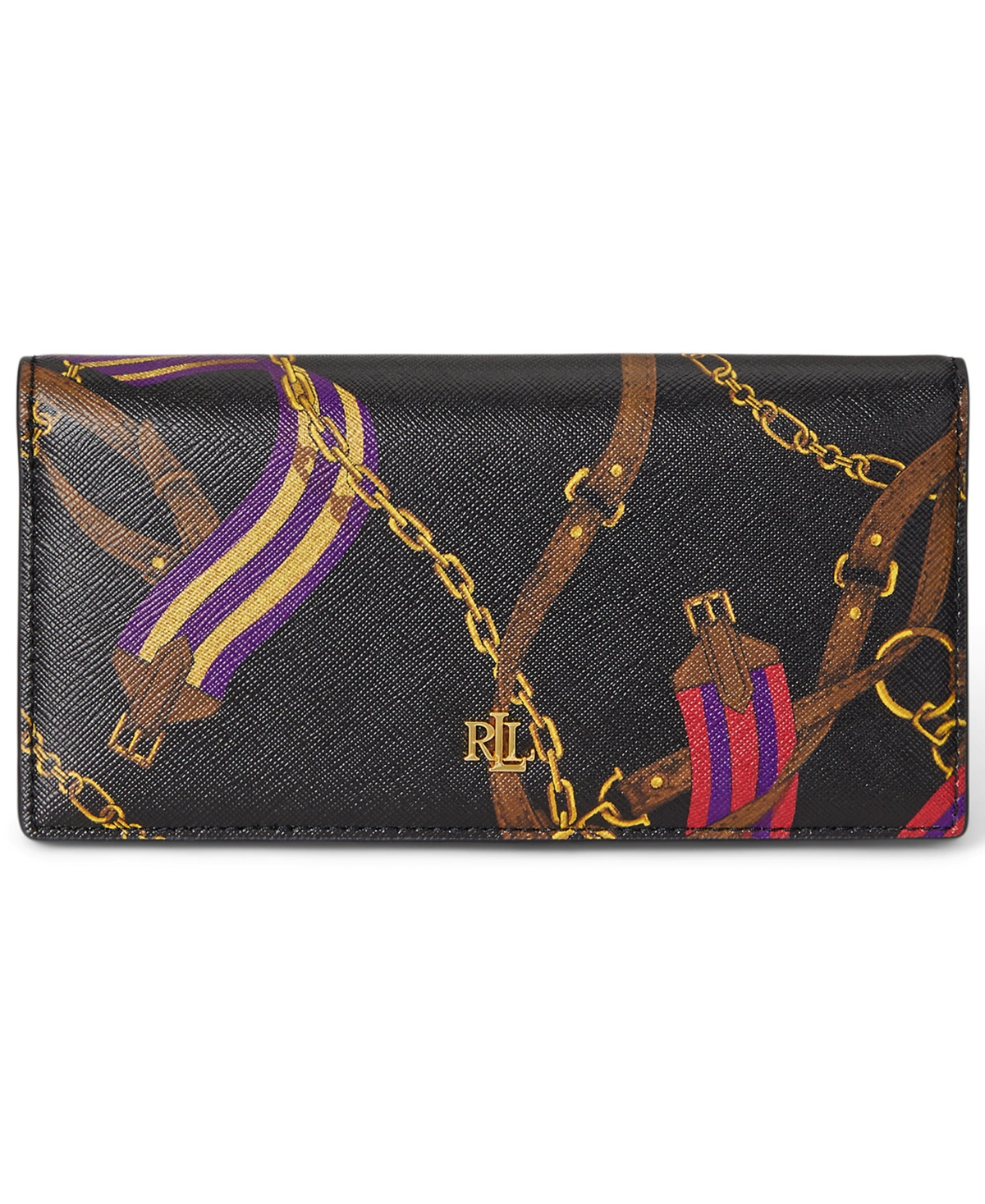 Ralph Lauren Women's Leather Slim Snap Wallet