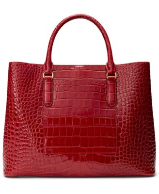 Marcy Large Embossed Satchel Bag