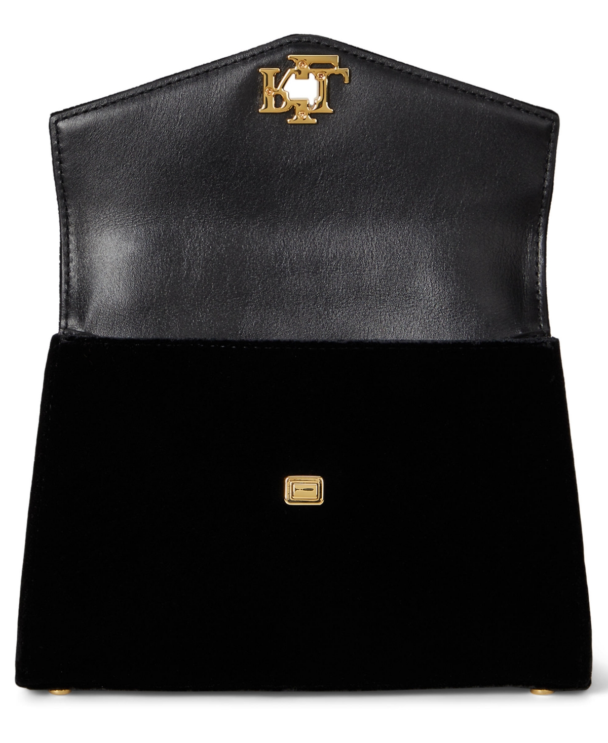 Ralph Lauren Farrah Small Satchel Bag In Black