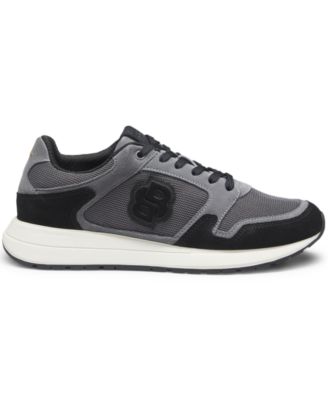 Men's Double B Monogram Suede Trainers Shoes