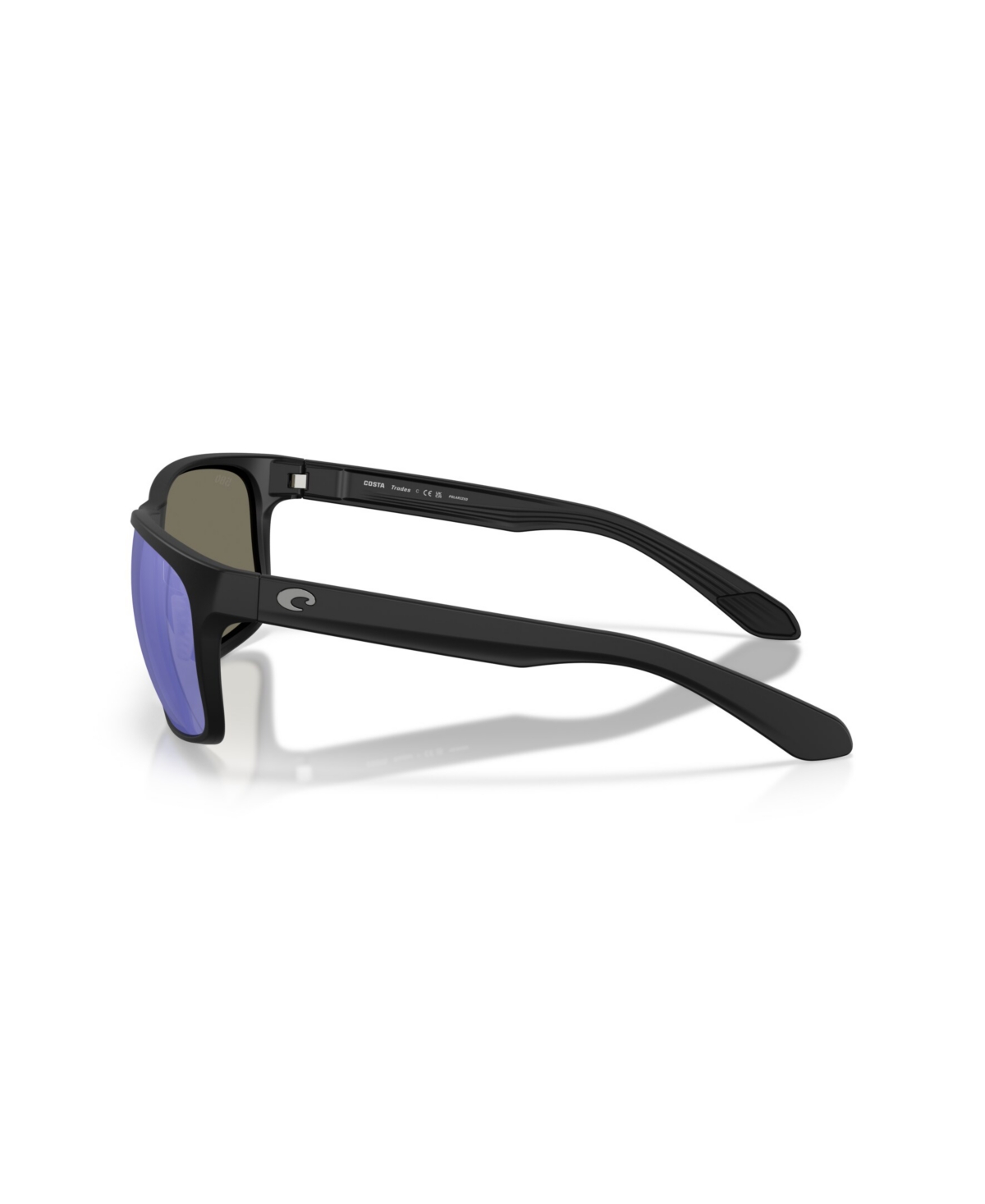 Costa Del Mar Men's Polarized Sunglasses, Trades 6s9128 In Black