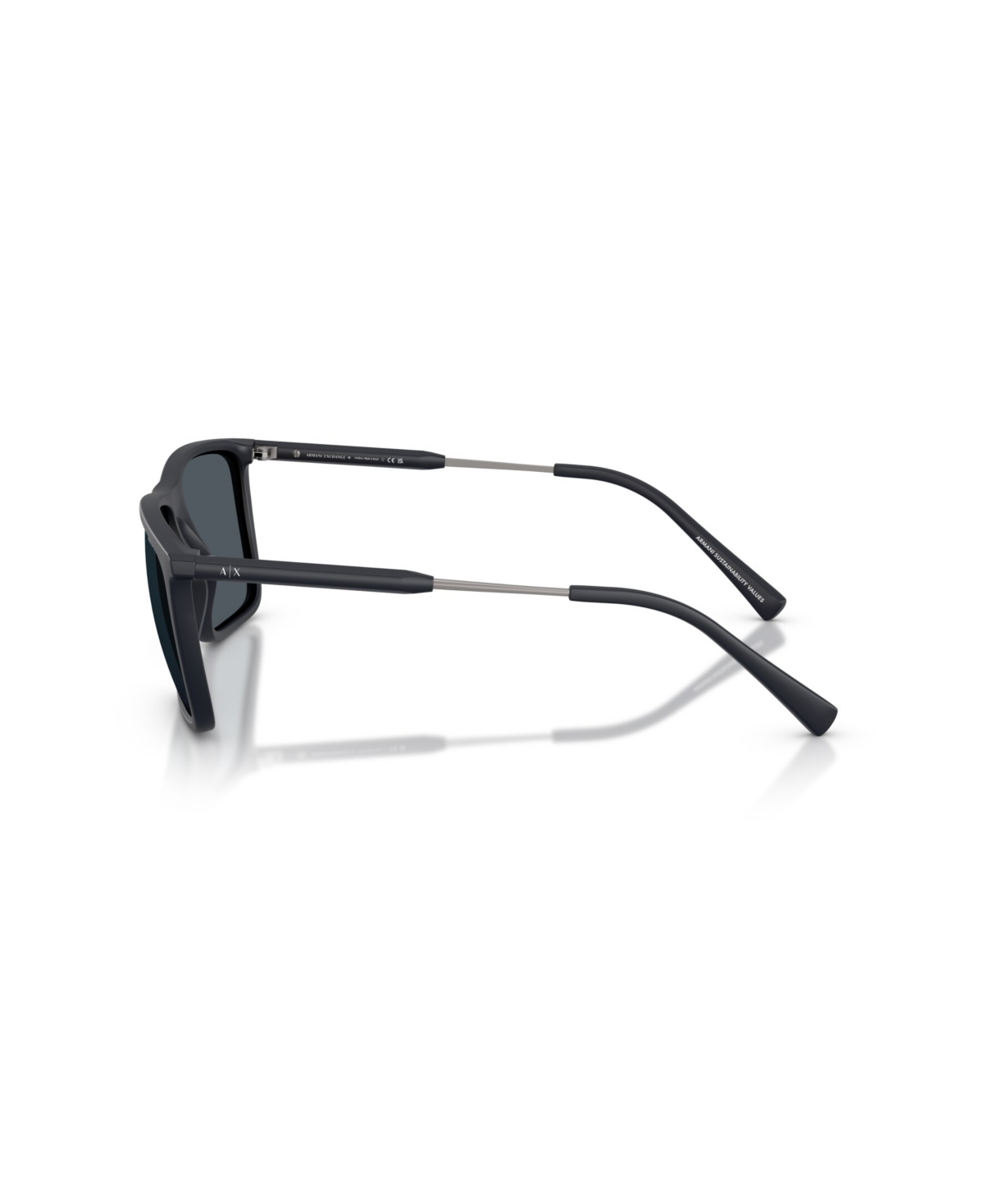 Armani Exchange Ax 4160s 838087 57mm Unisex Square Sunglasses In Black