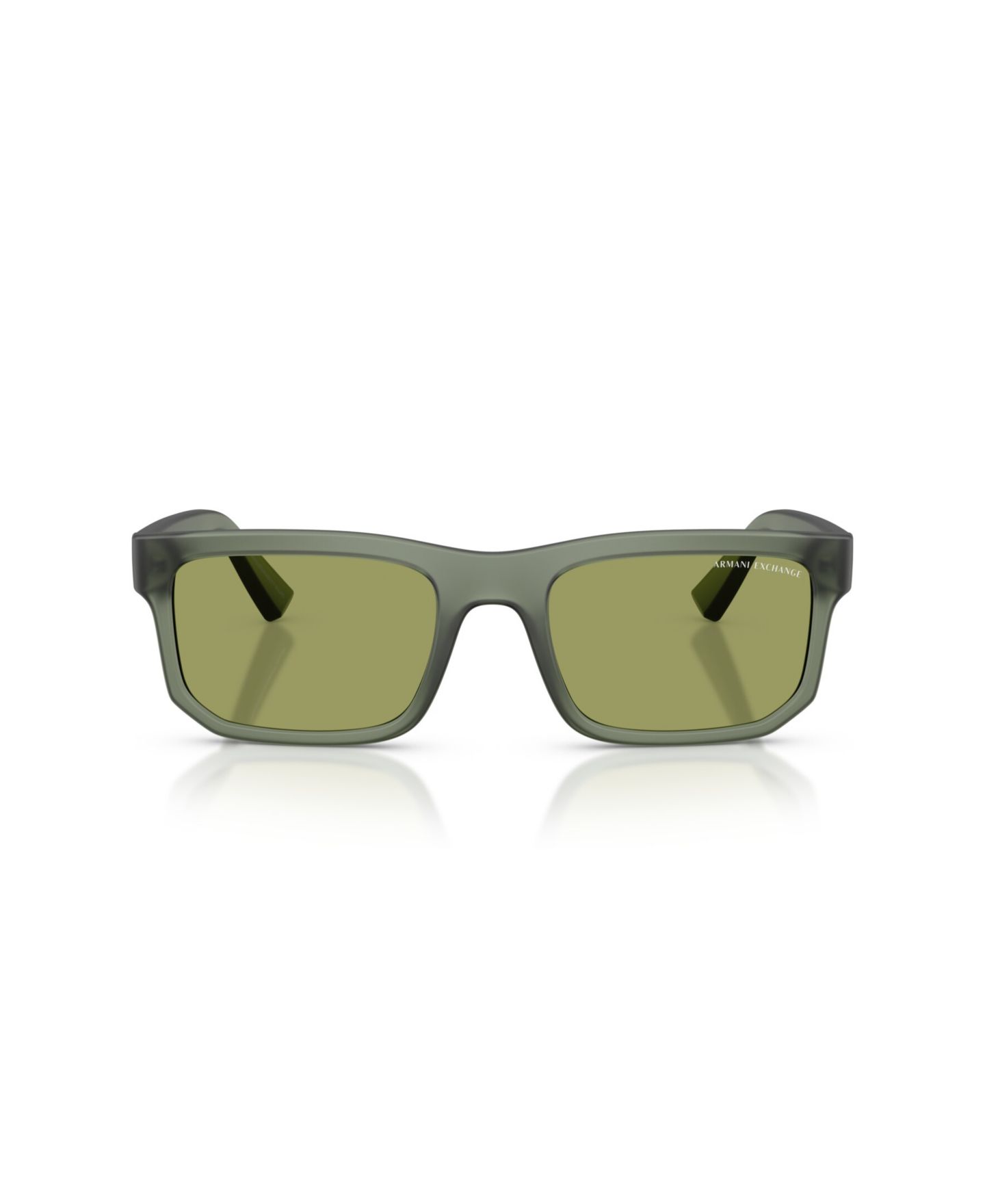 Мужские солнцезащитные очки Armani Exchange Sunglasses, AX4165S, цвет: Frosted Agave — фото 2