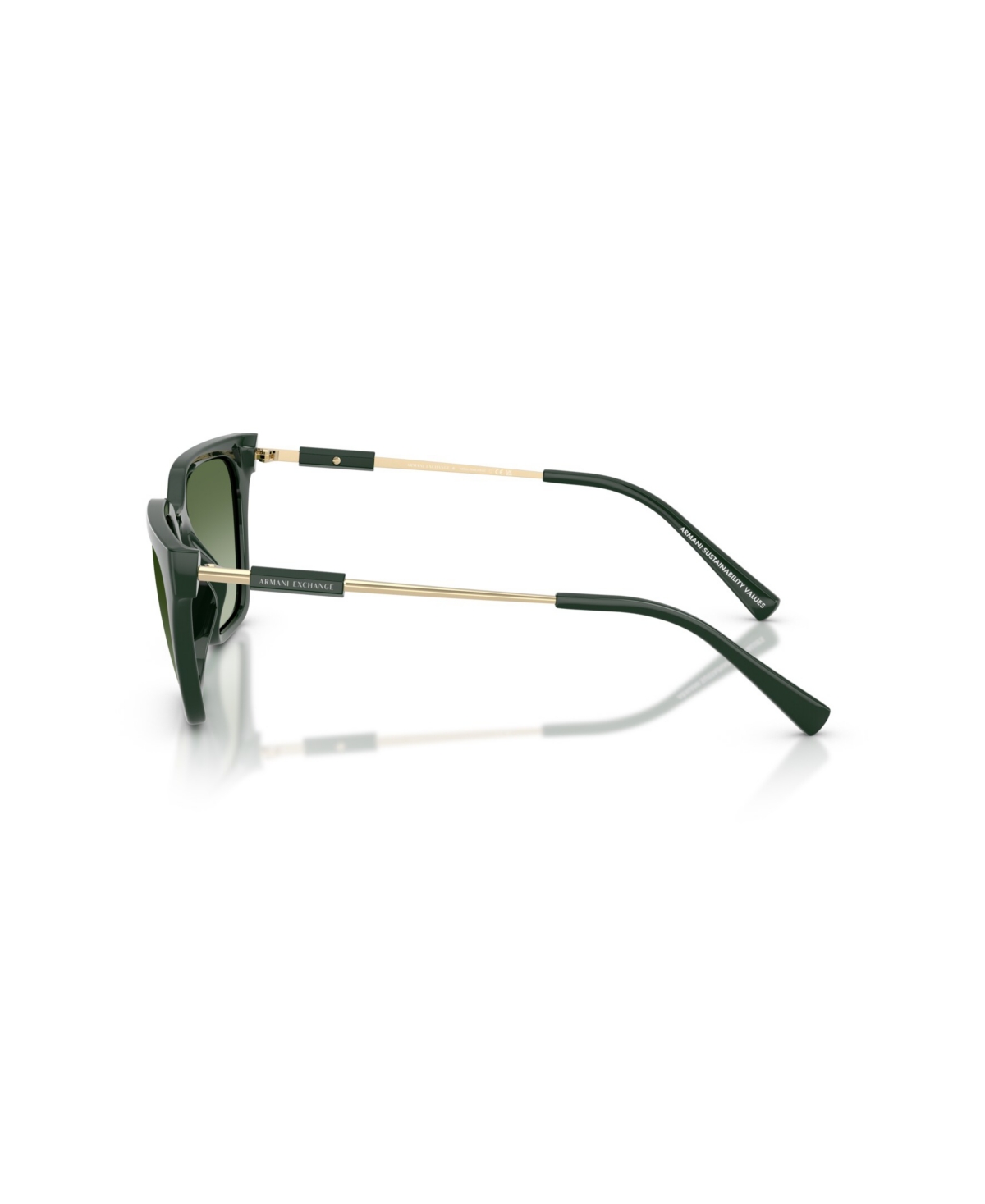 Armani Exchange Woman Sunglass Ax4158s In Green
