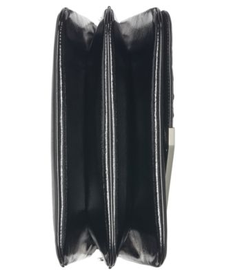 Ria Patent Piping Crossbody Bag