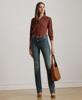 Women's Classic Fit Paisley Print Shirt