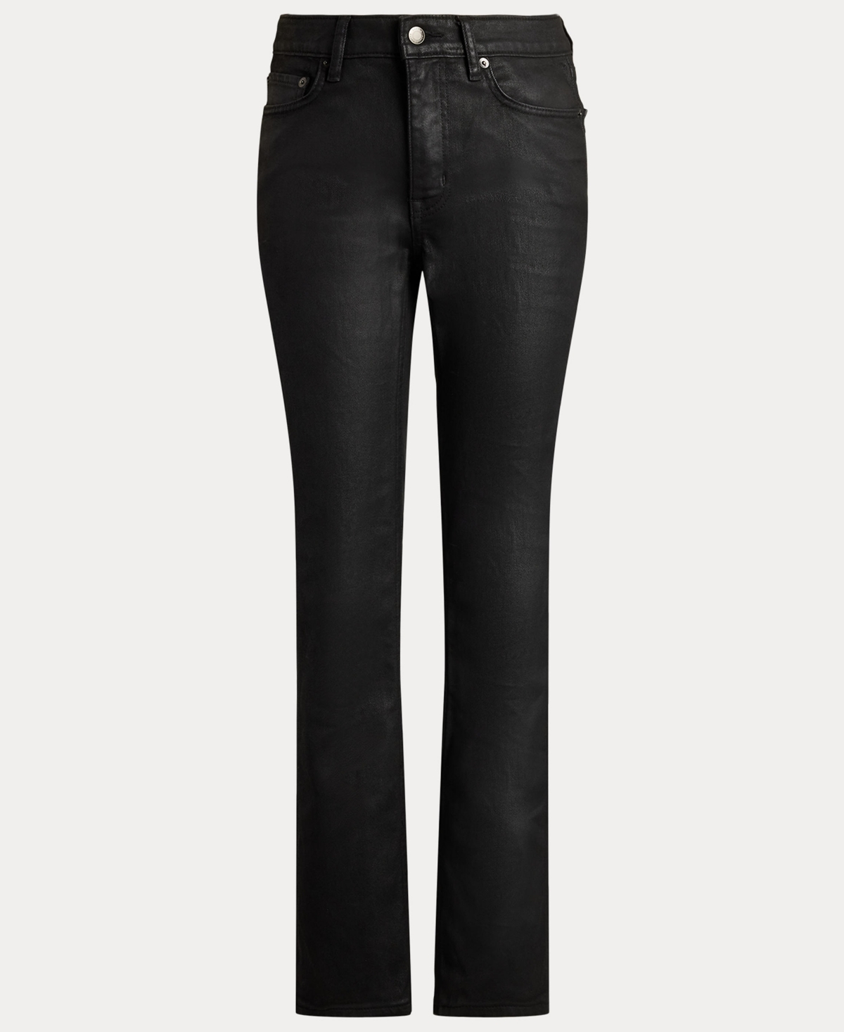 Ralph Lauren Women's Straight Ankle Jeans In Black