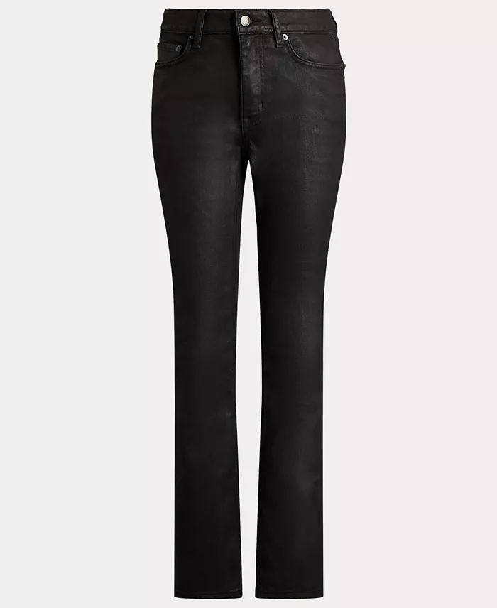 Women's Coated Straight Ankle Jeans - thumbnail 7