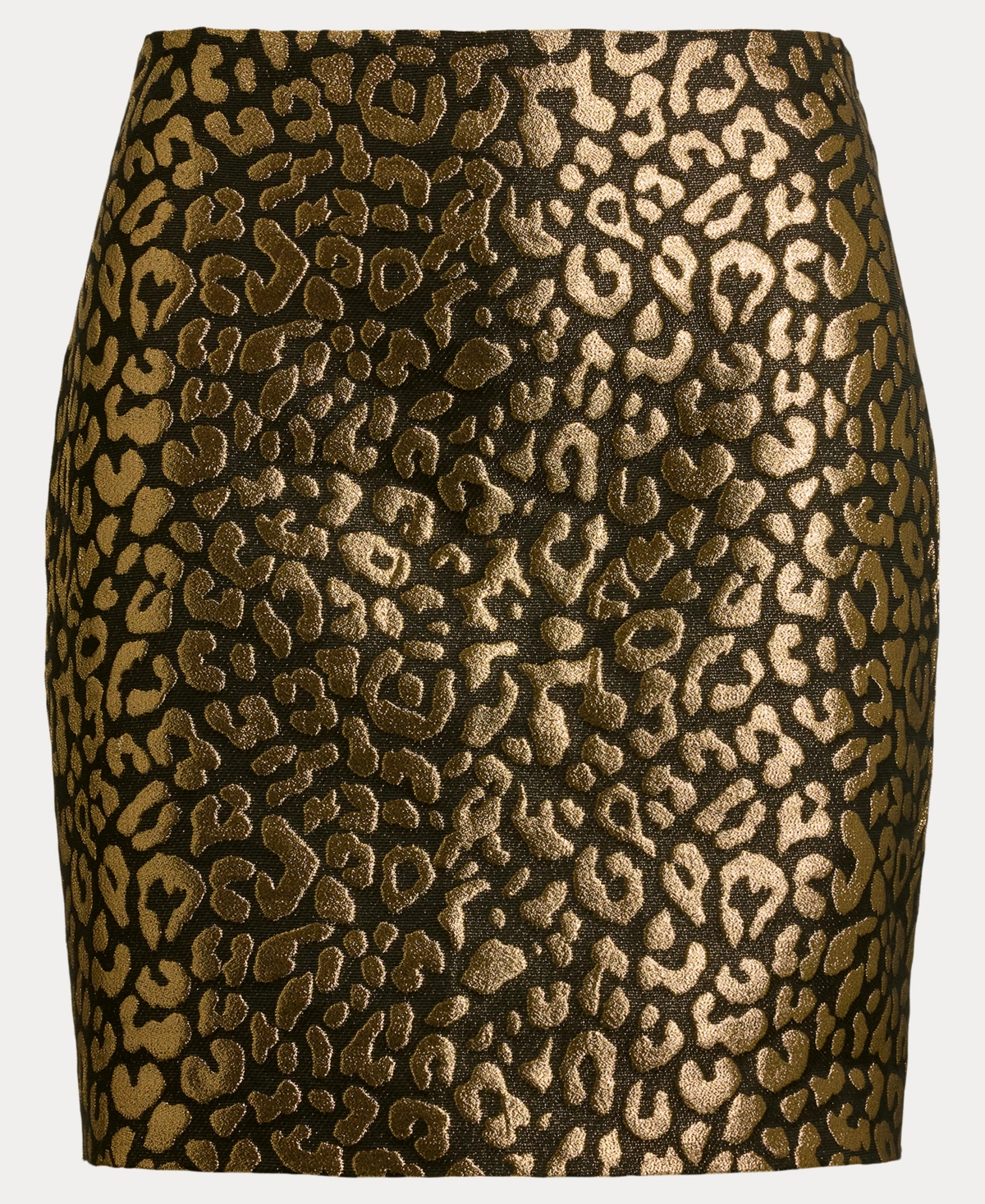 Lauren Ralph Women's Metallic Pencil Mini Skirt