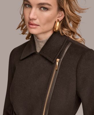 Women's Notch Collared Belted Coat