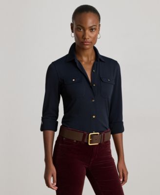 Lauren Ralph Lauren - Women's Roll-Tab-Sleeve Cardigan