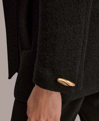 Women's Wing Collar Belted Coat