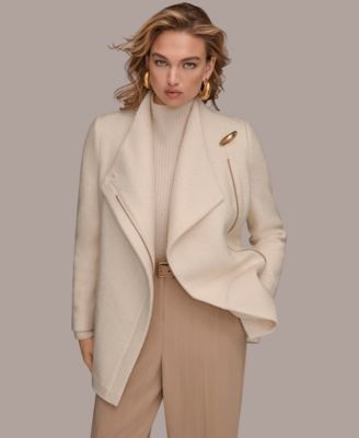 Women's Wing Collar Belted Coat
