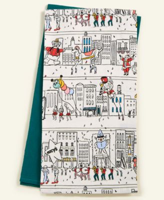 Thanksgiving Day Parade 2025 NYC Scenic Kitchen Towels, Set of 2, Macy's Exclusive