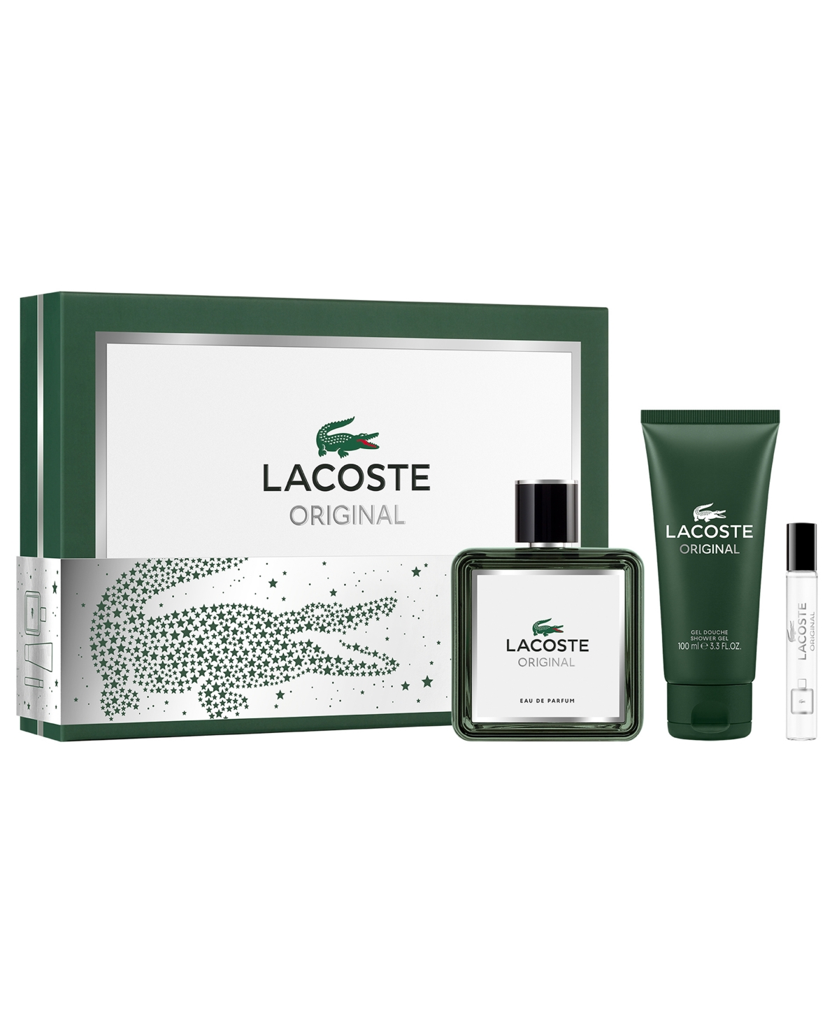 Lacoste Men's 3-pc. Original Eau De Parfum Gift Set In Transparent