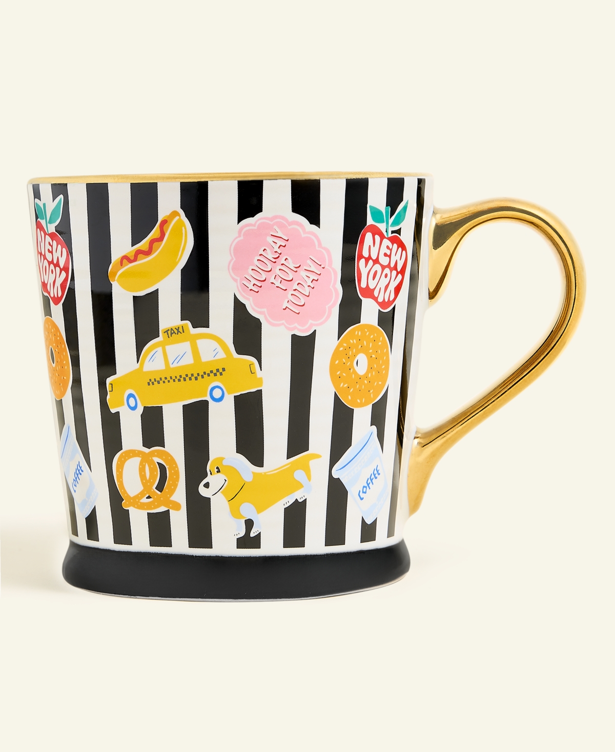 Macy's 99th Thanksgiving Day Parade Striped Nyc Icon Coffee Mug, Macy's Exclusive