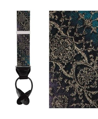 Men's The Spellbound Brocade Silk Button End Novelty Brace