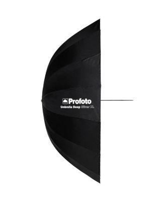 Deep Silver Umbrella, XL, 65" (165cm) - With Profoto Umbrella Diffuser, XL, 1.5 Stops
