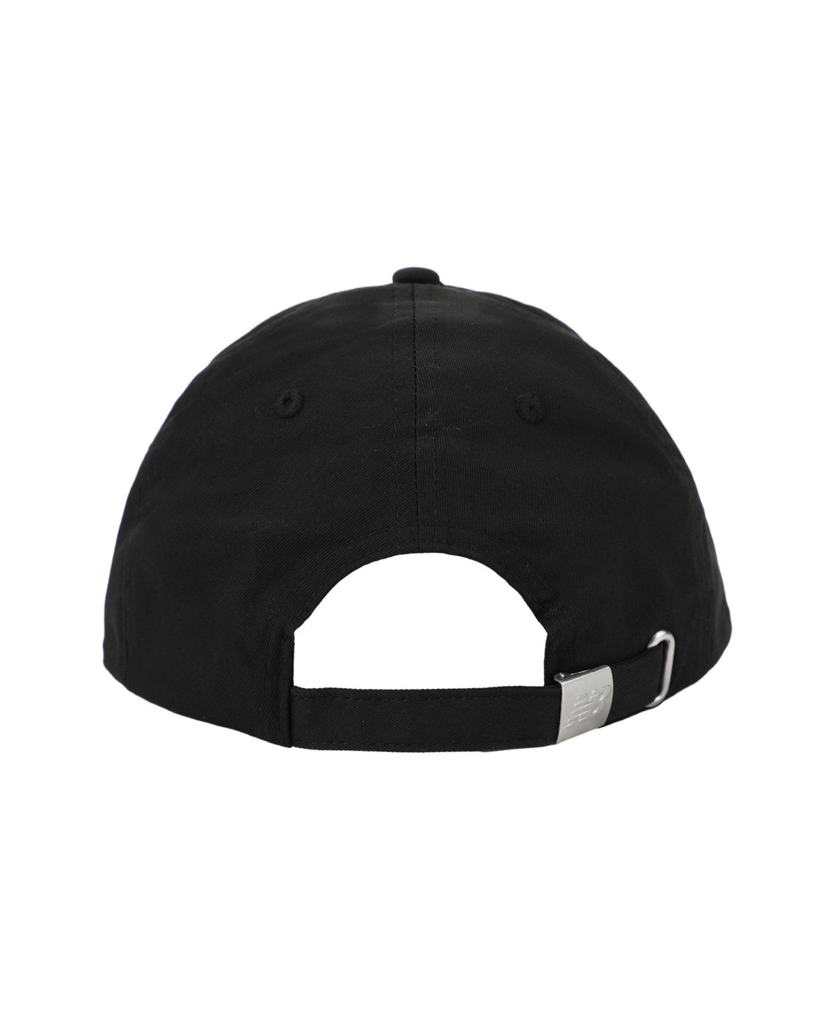 New Balance Men's Black 6-Panel Linear Logo Hat