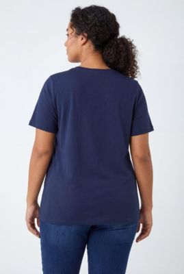 Plus Size Perfect Short-Sleeve Crewneck Tee