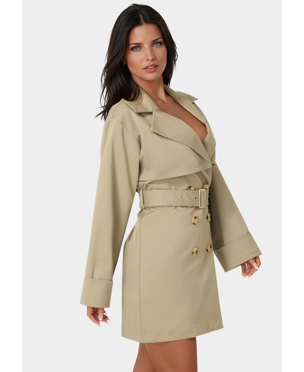 Bebe Women's Trench Blazer Dress