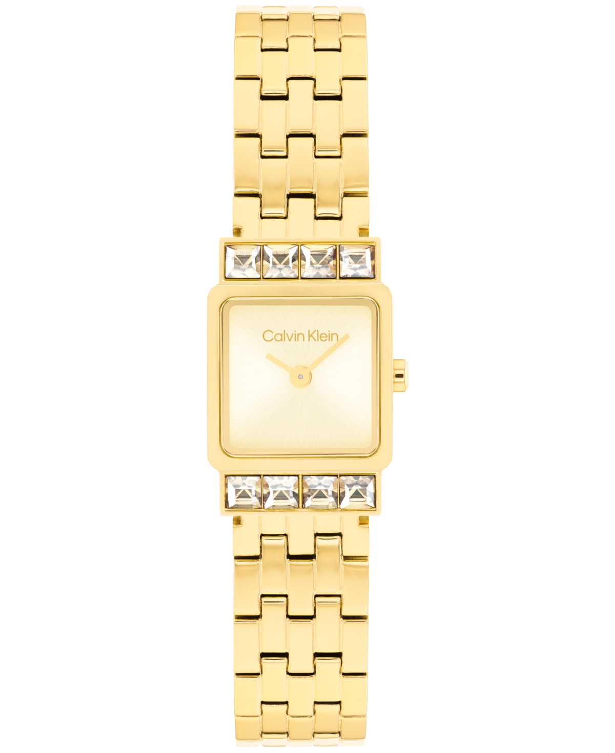 Calvin Klein Women's Poise Gold Tone Stainless Steel Bracelet Watch, 16mm In Gold