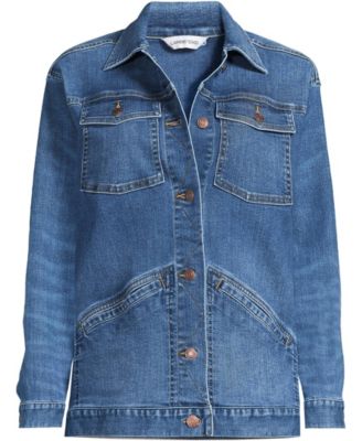 Women's Oversized Denim Trucker Jacket