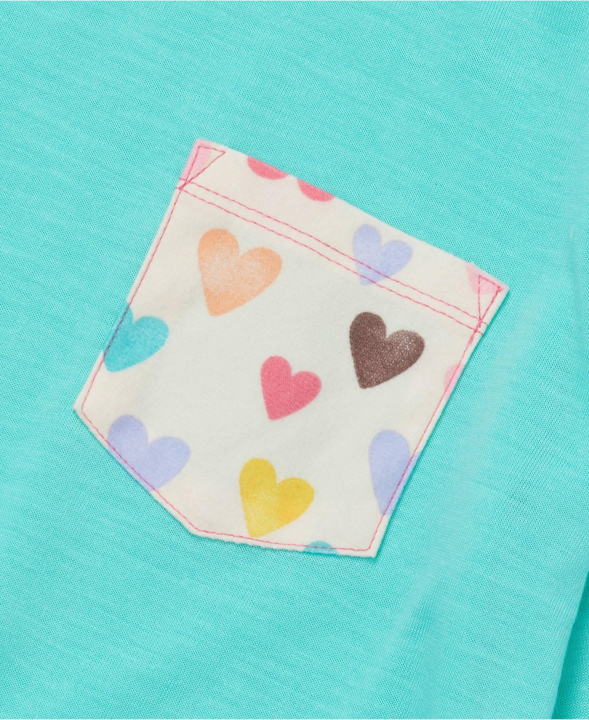 Lands' End Big Girls Soft Jersey Pocket Sleep Top