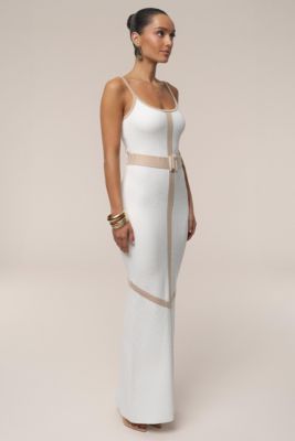 Women's Belted Cami Maxi Dress