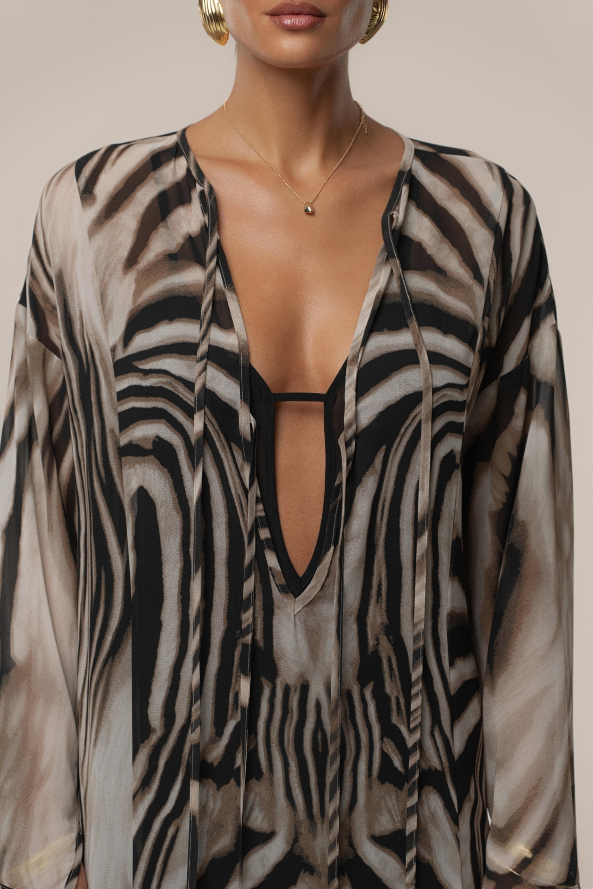 Jluxlabel Zebra New Vista Maxi Dress
