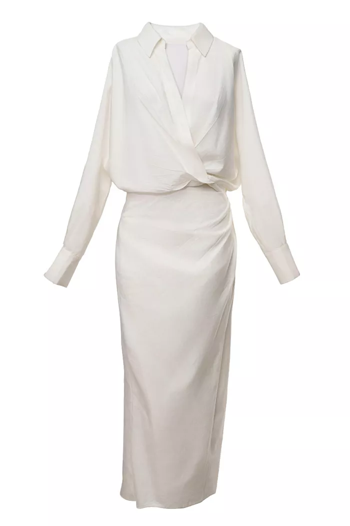 Women's Skyline Wrap Midi Dress - thumbnail 2
