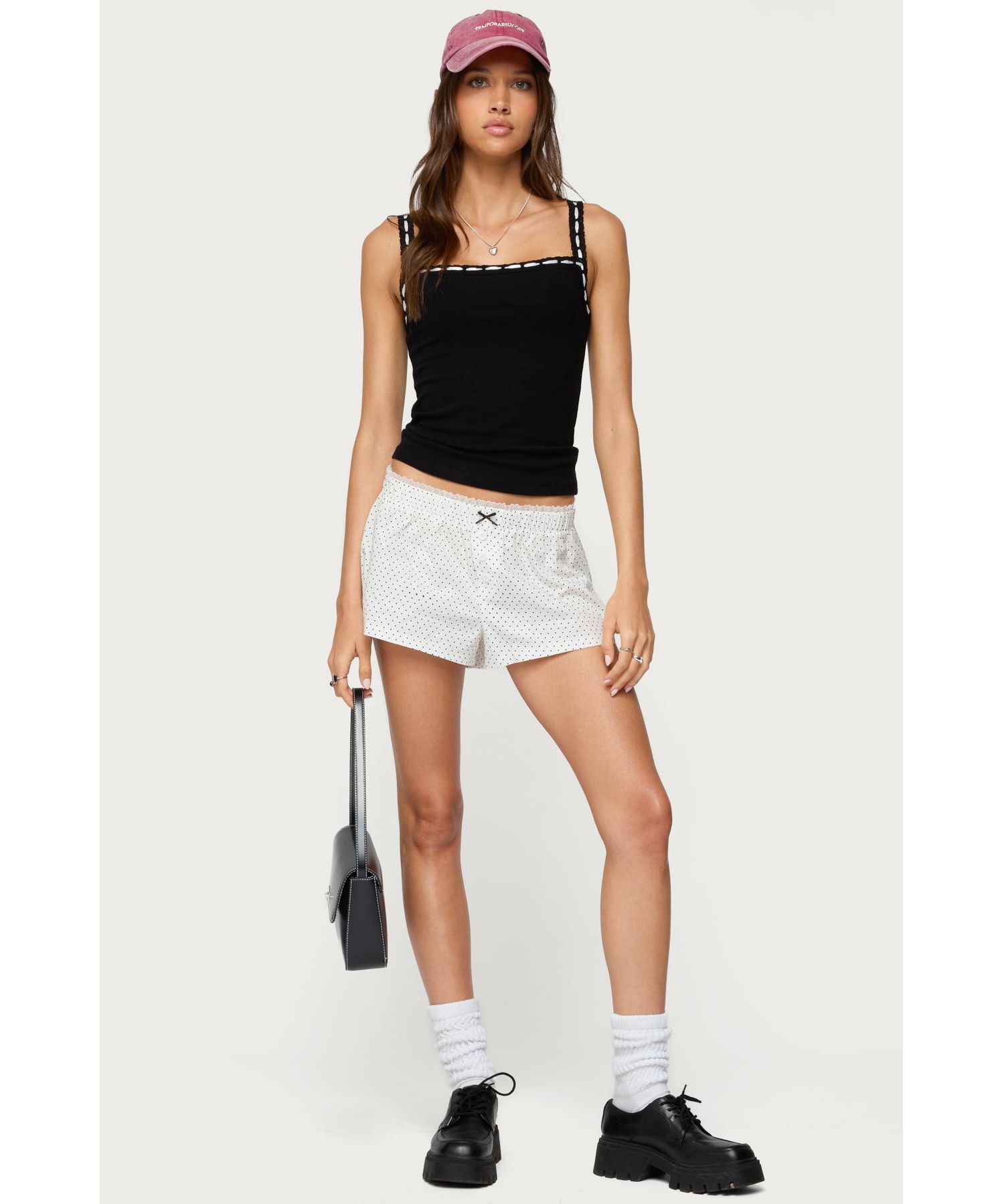Women's Leilani Ribbon Lacey Tank Top