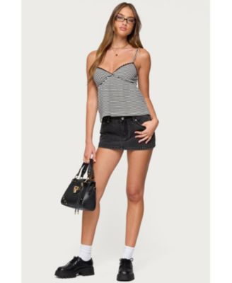 Women's Orietta Striped Babydoll Top