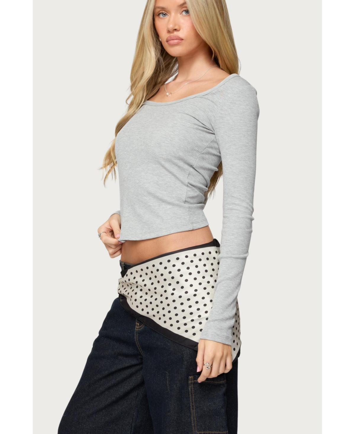 Edikted Women's Makenna Scoop Neck Top