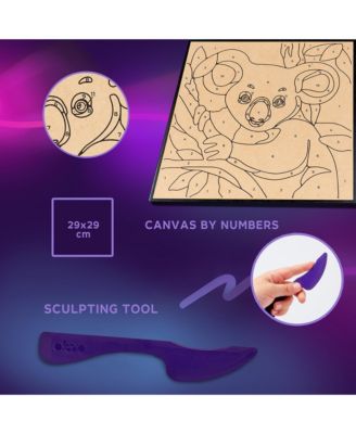 OKTO Air-Dry Clay by Numbers – 29x29 Koala (11.4 x 11.4 in)