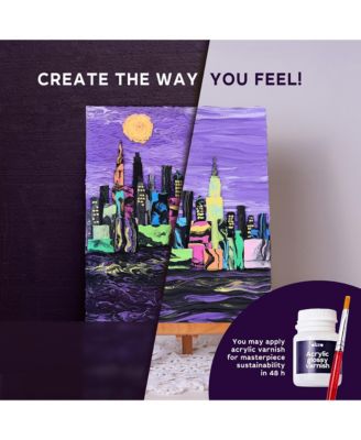 OKTO Air-Dry Clay 3D Painting Kit – Newyorkskyline (11.8 x 15.7 in)