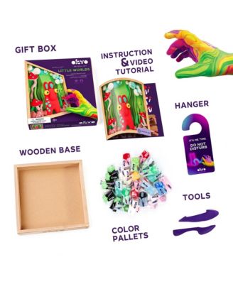 OKTO Air-Dry Clay Little Worlds – Mommy Troll — Foam (8.3 x 8.3 in)